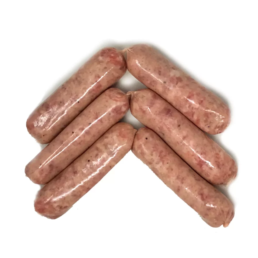 image of old English sausages.