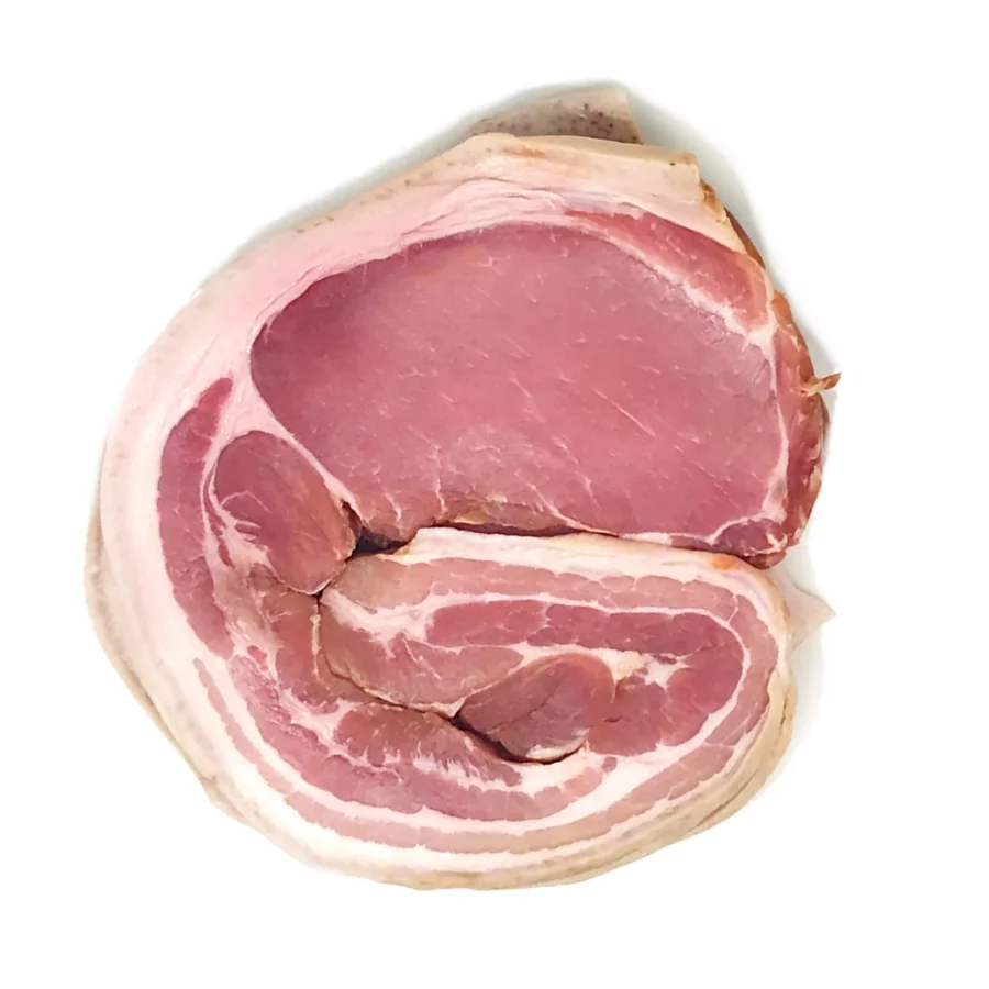 picture of smoked middle bacon