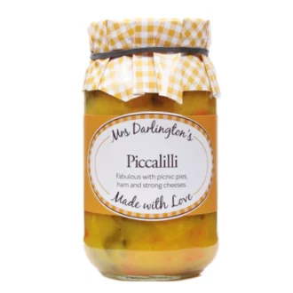 image of a jar of piccalilli
