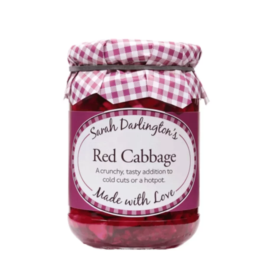Image of a jar with red cabbage