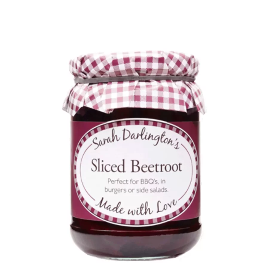 image of a jar of sliced beetroot