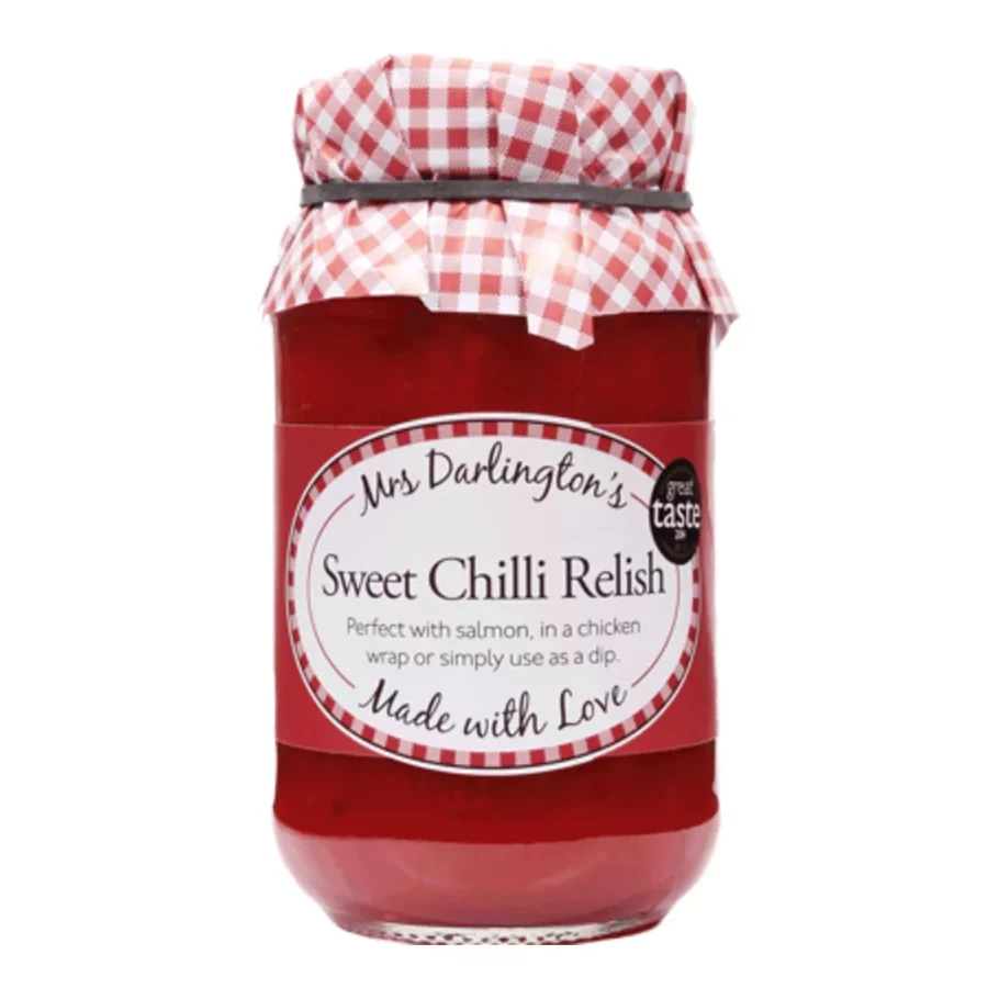 Image of a jar of Sweet Chilli Relish.