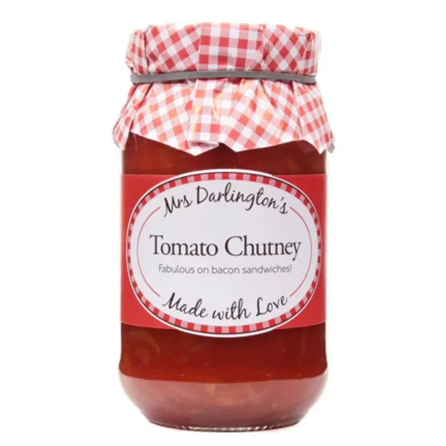 Picture of a jar of tomato chutney