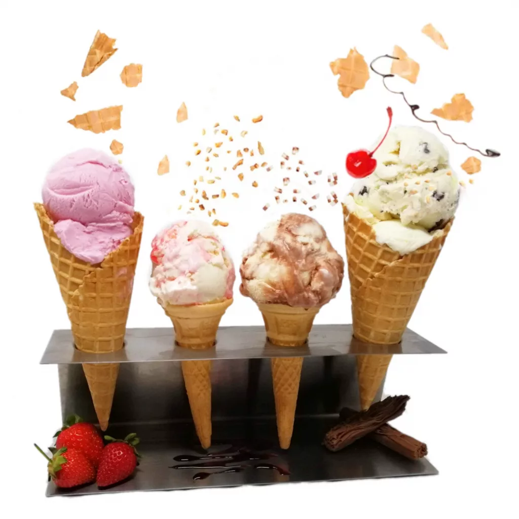 Picture of Ice Cream cones on offer at our Ice Cream Parlour.