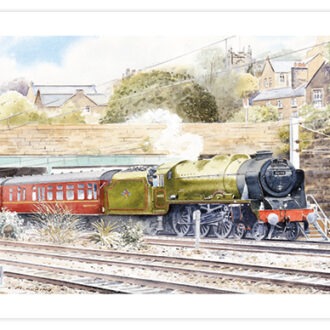 picture of card depicting the Fellsman, Castle Station