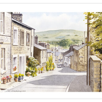 picture of card depicting lovely Mitchelgate Kirkby Lonsdale