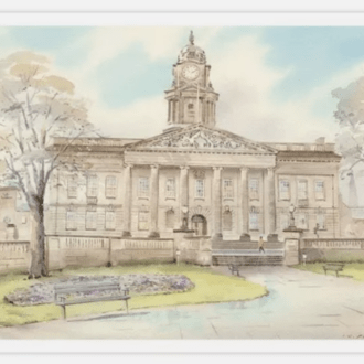 image of Town Hall Lancaster by Colin Pickering.