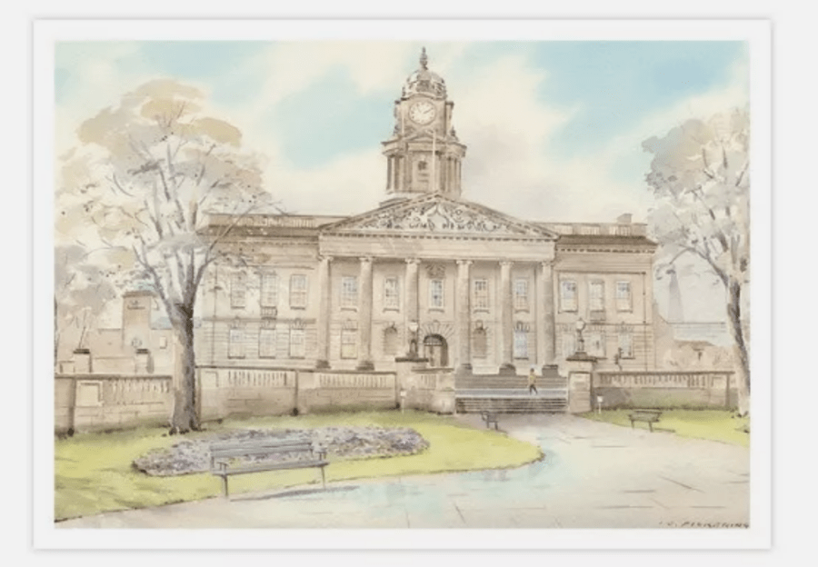 image of Town Hall Lancaster by Colin Pickering.