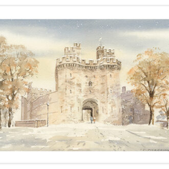 picture of Lancaster Castle in Snow