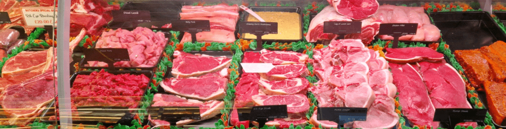 picture of the butcher counter