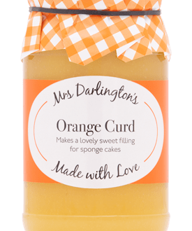 Image showing a jar of orange curd.