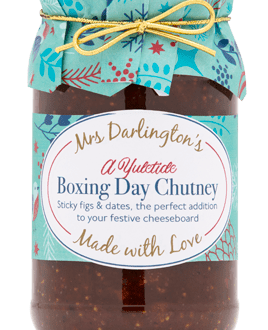 Image of a jar of boxing day chutney