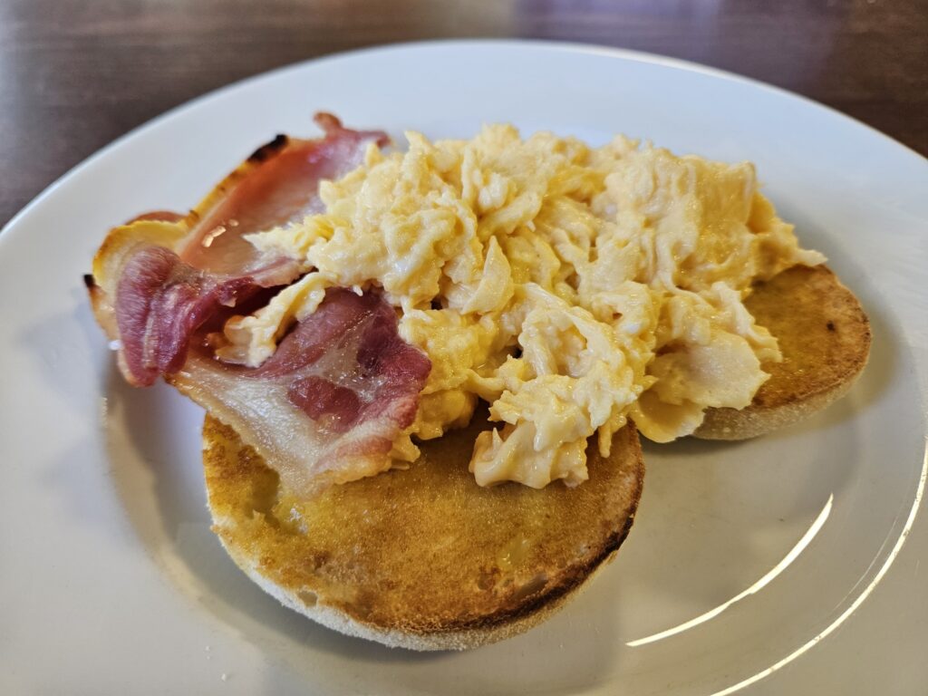 Image of our breakfast muffin