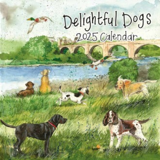 Picture of Alex Clarks Delightful Dogs calendar.